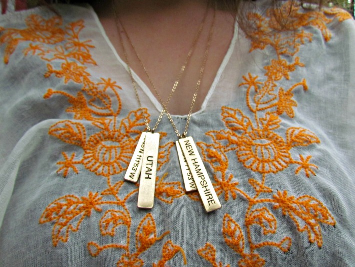 Embrace change with a Cents of Style State Necklace. ad