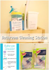 Create a Cleaning Station and never Miss a Mess again! #ScrubTheMess #ad