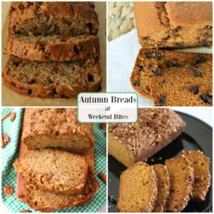 Look for these Autumn flavored breads at Weekend Bites