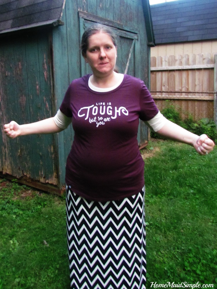 Life is tough shirt from Cents of Style reminds me I can do this! 