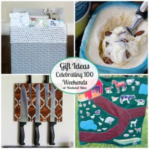 Celebrating 100 Weekends at Weekend Bites with Gift Ideas