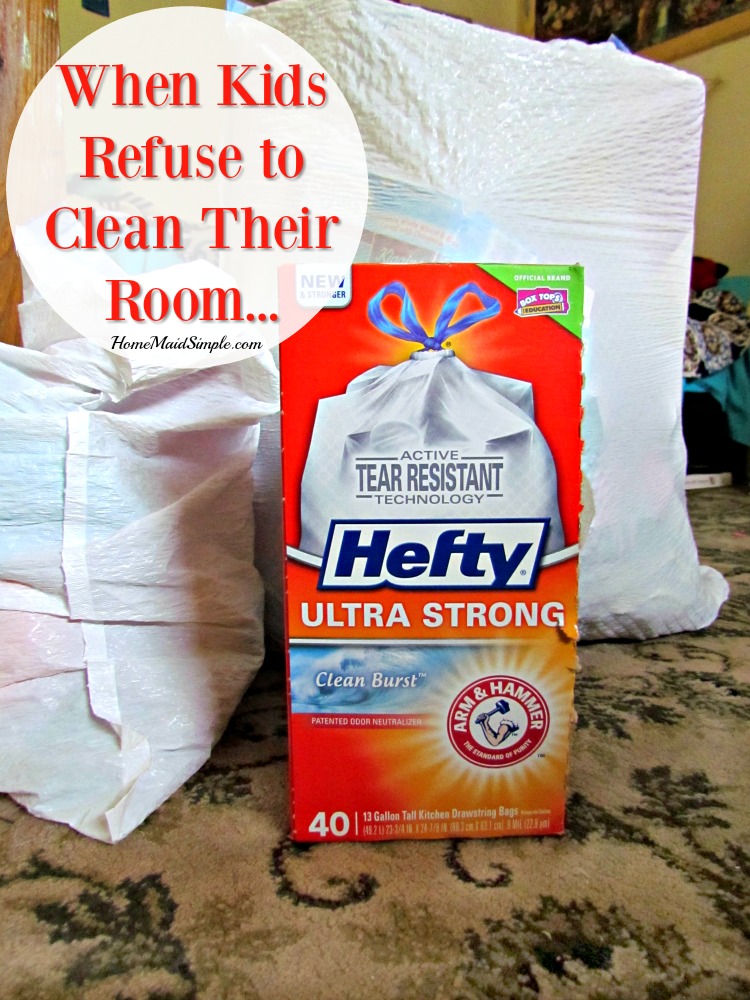 When the kids refuse to clean their rooms, grab Hefty to be your helper. #HeftyHelper #HeftyHeftyHefty #ad
