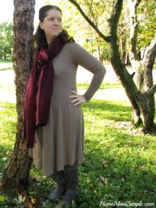 Layer a blanket scarf over this Remi Swing Dress for a fall look you'll fall in love with! ad