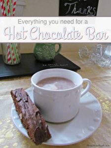 Everything you need for a successful Hot Chocolate Bar. ad