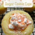 Peppermint Cheesecake Sugar Cookie Cups