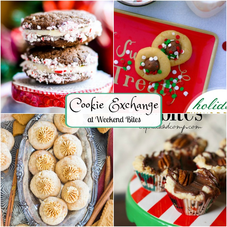 Grab these ideas for your holiday Cookie Exchange Party at weekend bites.