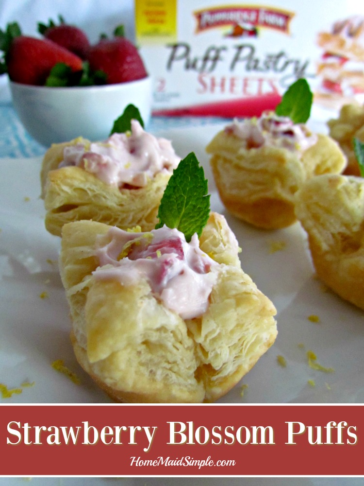 Strawberry Blossom Puffs are light and airy - perfect to celebrate the spring weather. #InspiredbyPuff ad