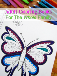 Adult Coloring books aren't just for adults these days. Check out my favorites for the whole family. ad