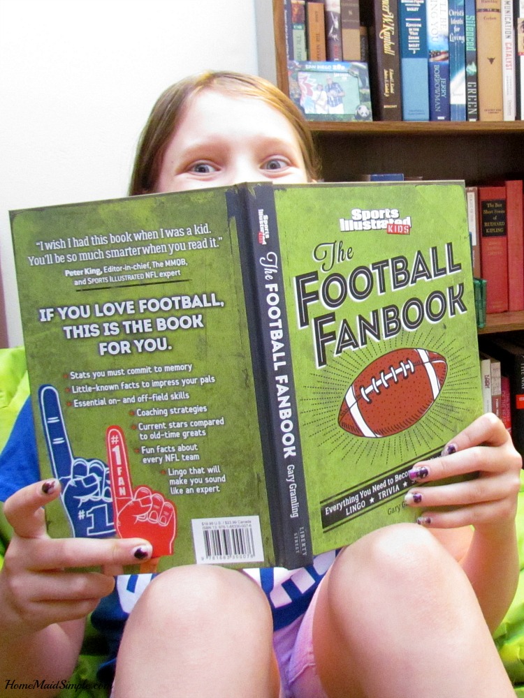 The Football Fanbook from Sports Illustrated Kids for your mini fan. ad