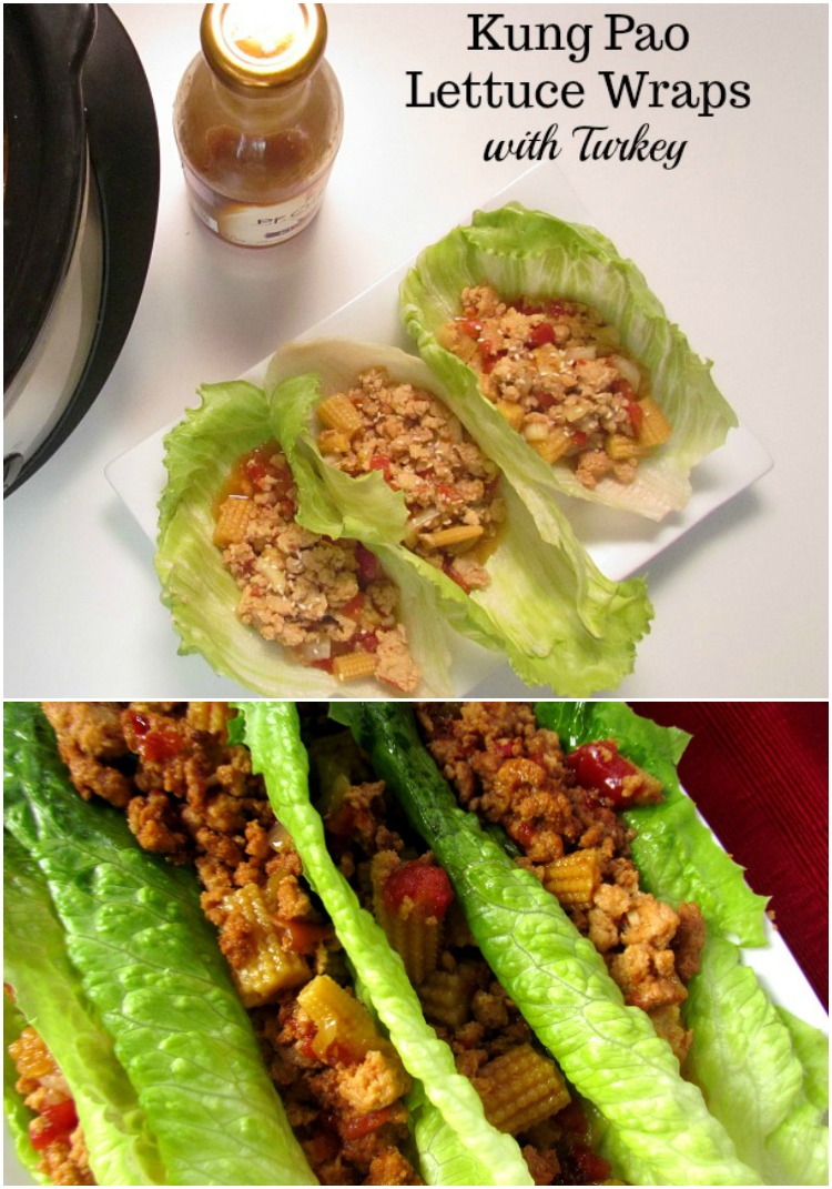 Slow Cooker Kung Pao Lettuce Wraps with Turkey recipe is a meal your family will love. ad