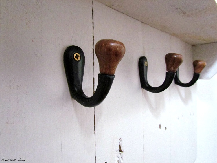 Upcycle an old fence into a hat rack. ad