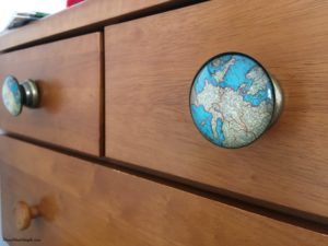 map cupboard knobs from Abodent. ad