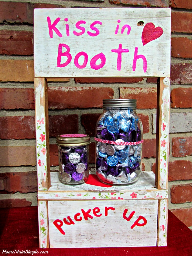 DIY Kissing Booth with a twist.