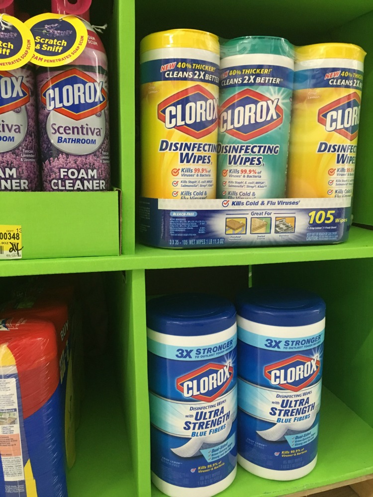 Keep things clean with Clorox® Ultra Strength with Blue Fibers