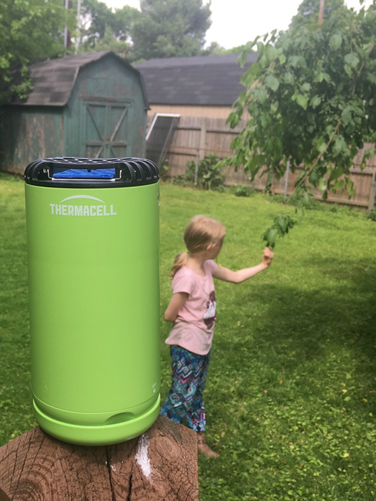 Thermacell Patio Shield helping avoid skeeter syndrome