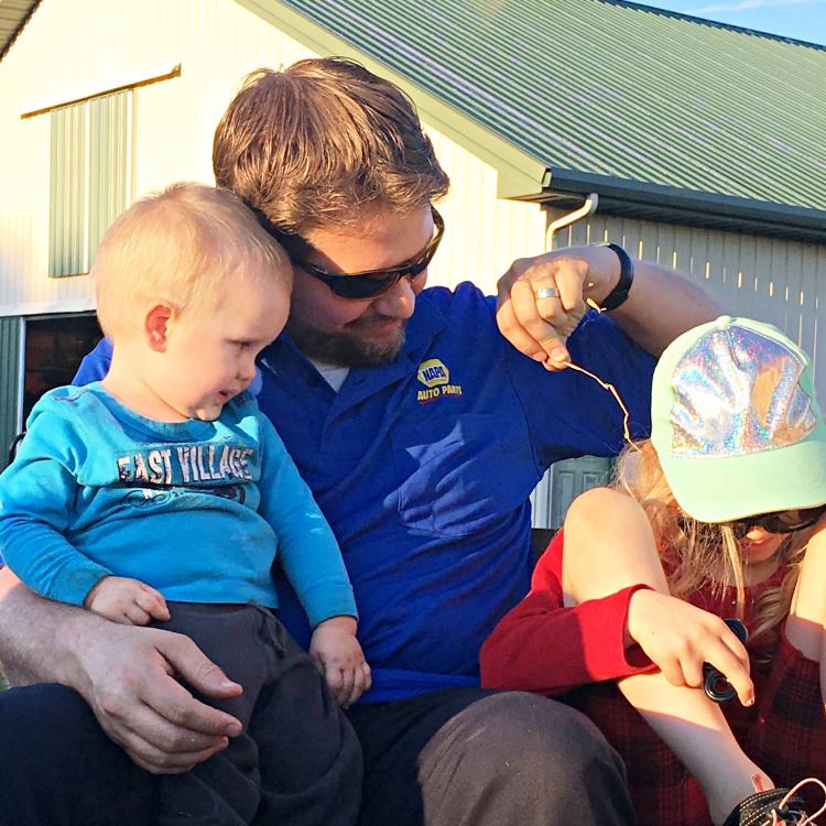 hitch a hay ride at Piney Acres Farm.