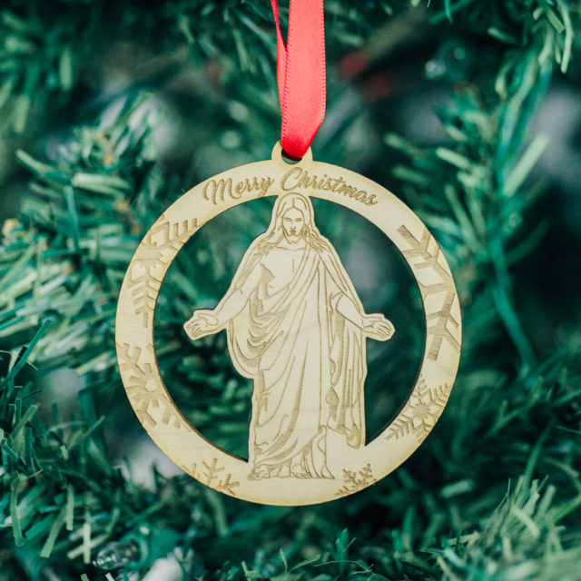 Christus Wood Ornament