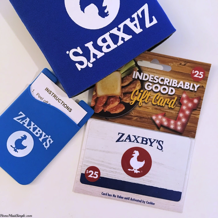 Zaxby's giveaway. ad