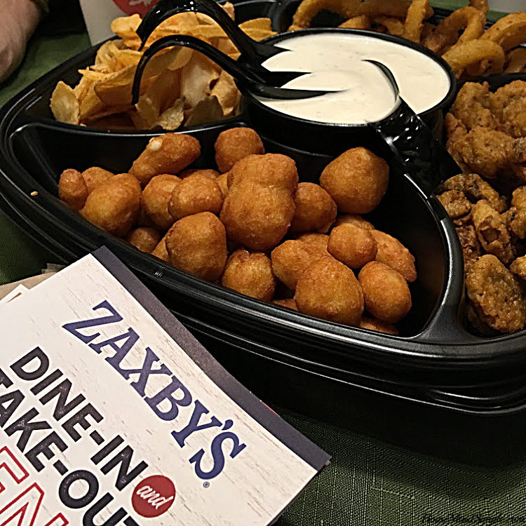 Try the Zaxby's Appetizer platter. ad
