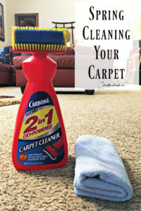 Spring Clean Your Carpet! Try these tips to keep your carpets nice all the time.