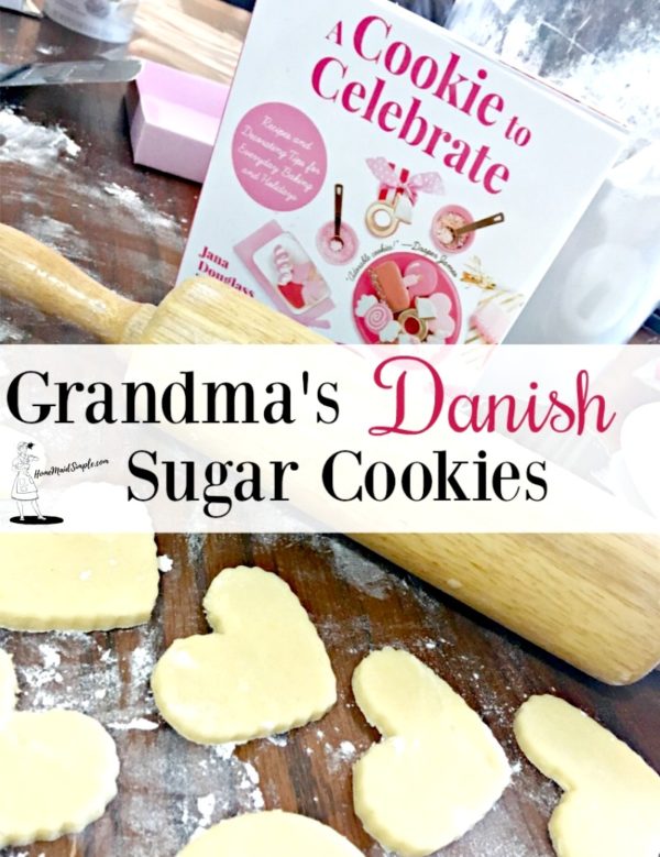 Grandma's Danish Sugar Cookies is a family recipe passed down from generation to generation.