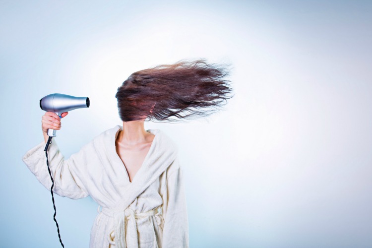 Air dry your natural hair.