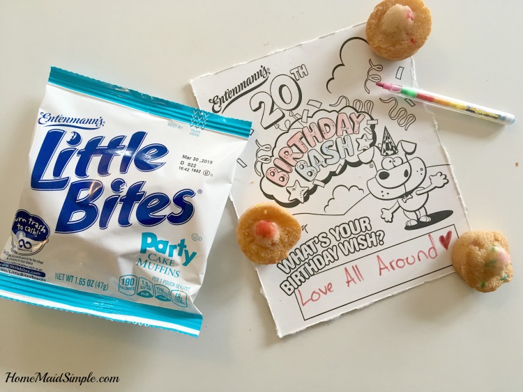 Happy 20th Entenmann's® Little Bites®.