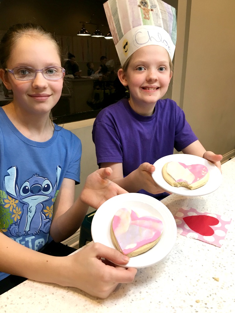 Sugar Cookies with marbled fondant