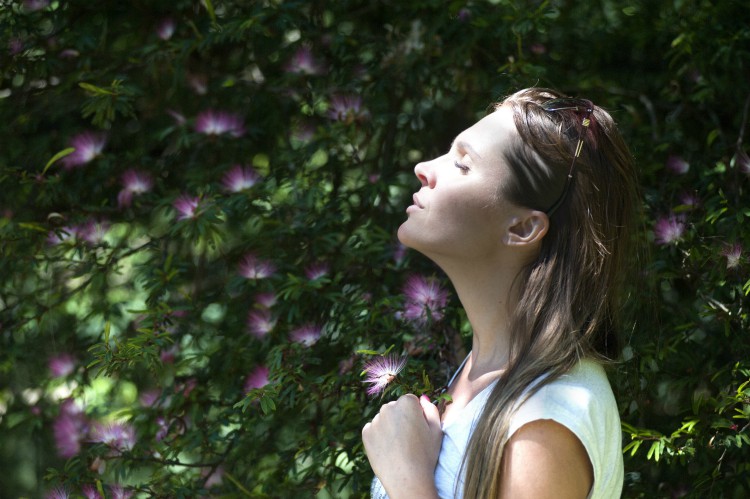 get outside and breathe fresh air